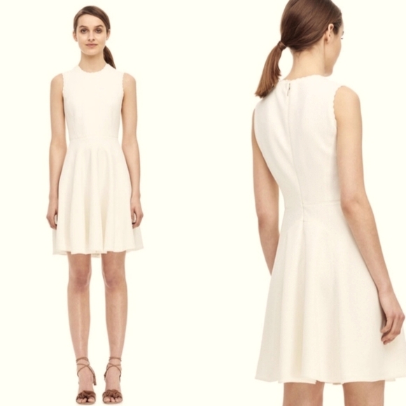 Rebecca Taylor White Textured Dress Size 0 - Picture 1 of 11